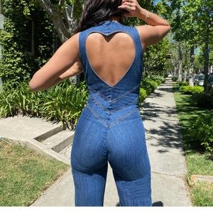 Brand new never worn denim jumpsuit by REVICE